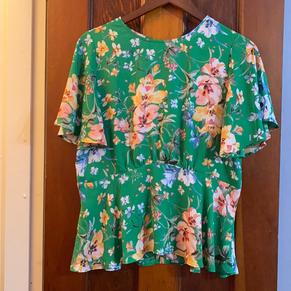 Loft floral blouse